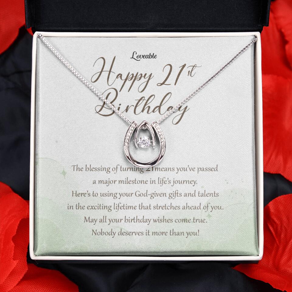 Nobody Deserves It More Than You Personalized Birthday Necklace Gift For Daughter