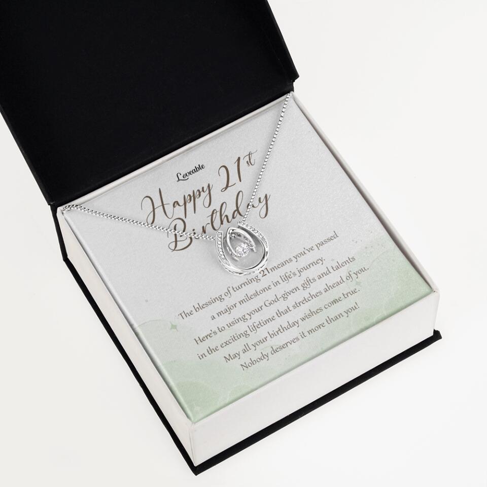 Nobody Deserves It More Than You Personalized Birthday Necklace Gift For Daughter