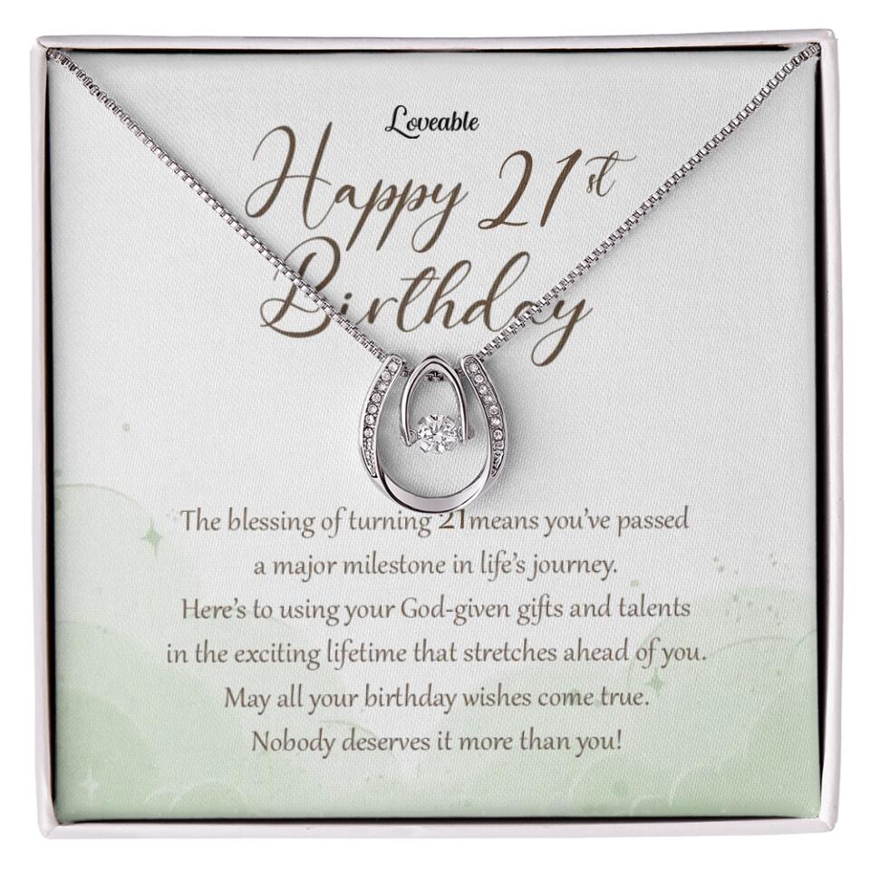 Nobody Deserves It More Than You Personalized Birthday Necklace Gift For Daughter