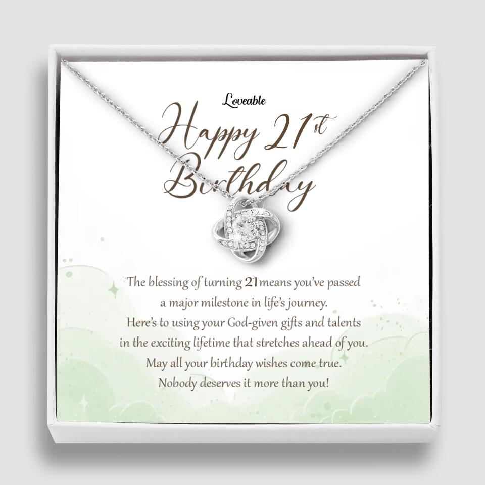 Nobody Deserves It More Than You Personalized Birthday Necklace Gift For Daughter