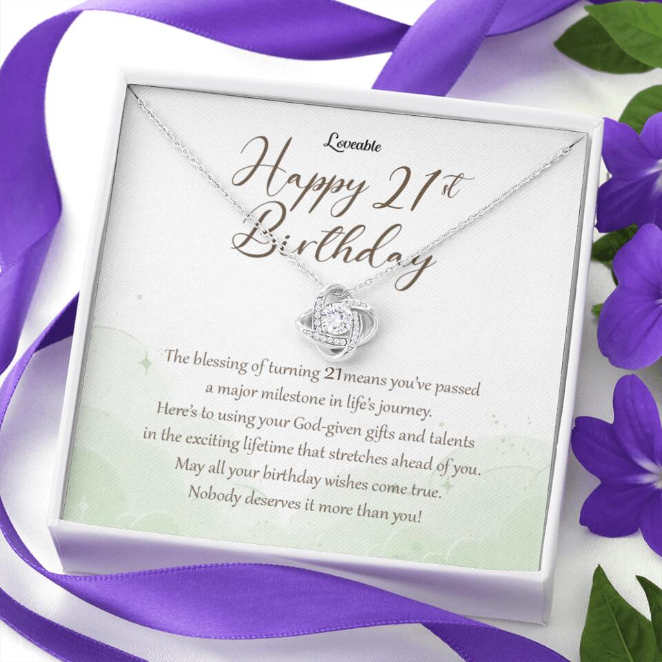 Nobody Deserves It More Than You Personalized Birthday Necklace Gift For Daughter