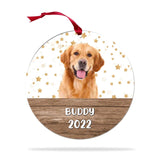 Our Dog's Christmas - Personalized Upload Photo Ornament - Best Gift For Pet Lovers Dogs and Cats On Christmas - 211ICNVSOR255