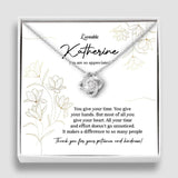 You Are So Appreciated Thank You for Your Patience and Kindness - Necklace - Jewelry - Thank You Gift for Mentor Boss Coworker Teacher Professor Baby Shower Hostess - 211ICNBNJE236