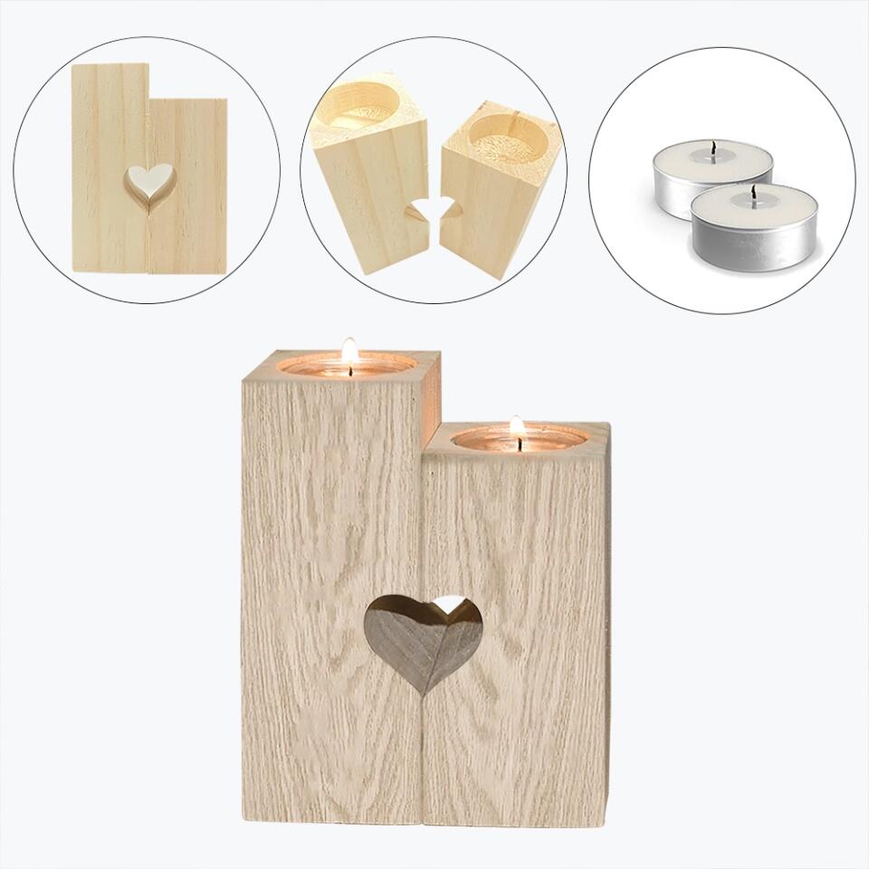 Daddy Thanks for Being my Hero Personalized Candle Holder