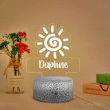 Birthday Gift Idea for Daughter/ for Girls - Custom Shape 3D Led Light - Room and Home Decor - 211IHNBNLL855