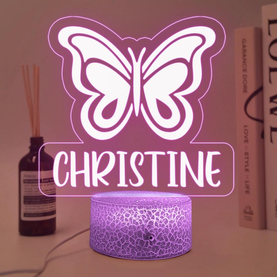 Birthday Gift Idea for Daughter - Personalized Shape 3D Led Light