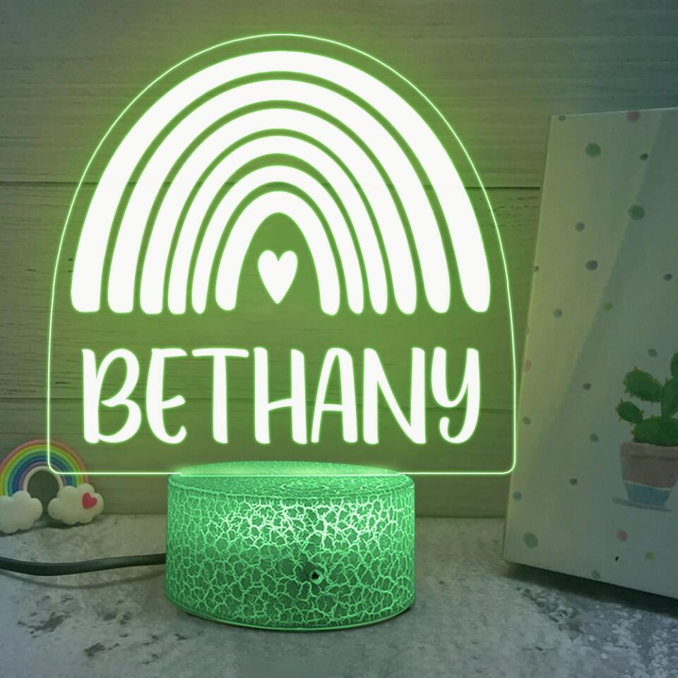 Birthday Gift Idea for Daughter - Personalized Shape 3D Led Light
