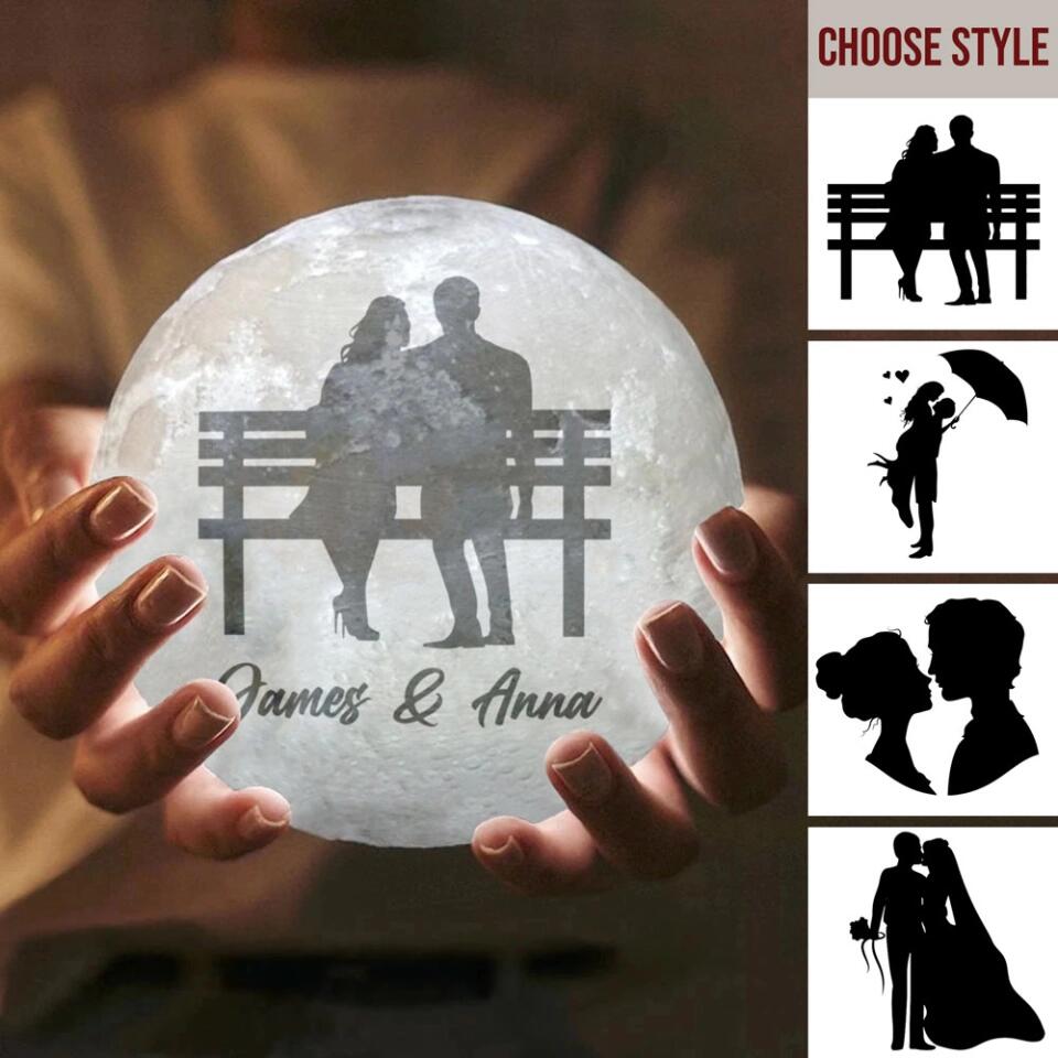 Light When You Miss Me Personalized Couple Figure Long Distance Gifts
