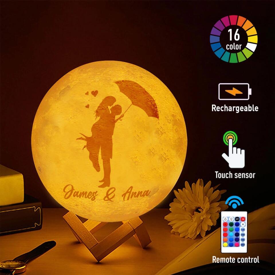 Light When You Miss Me Personalized Couple Figure Long Distance Gifts