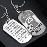 SOCCER Player Graduation Gift, Keychain Personalized FREE with Name, Team and Number! Custom Made, Senior Night - 211IHPVSKC562