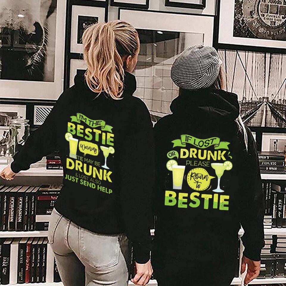 I'm The Bestie Personalized Friendship Hoodie