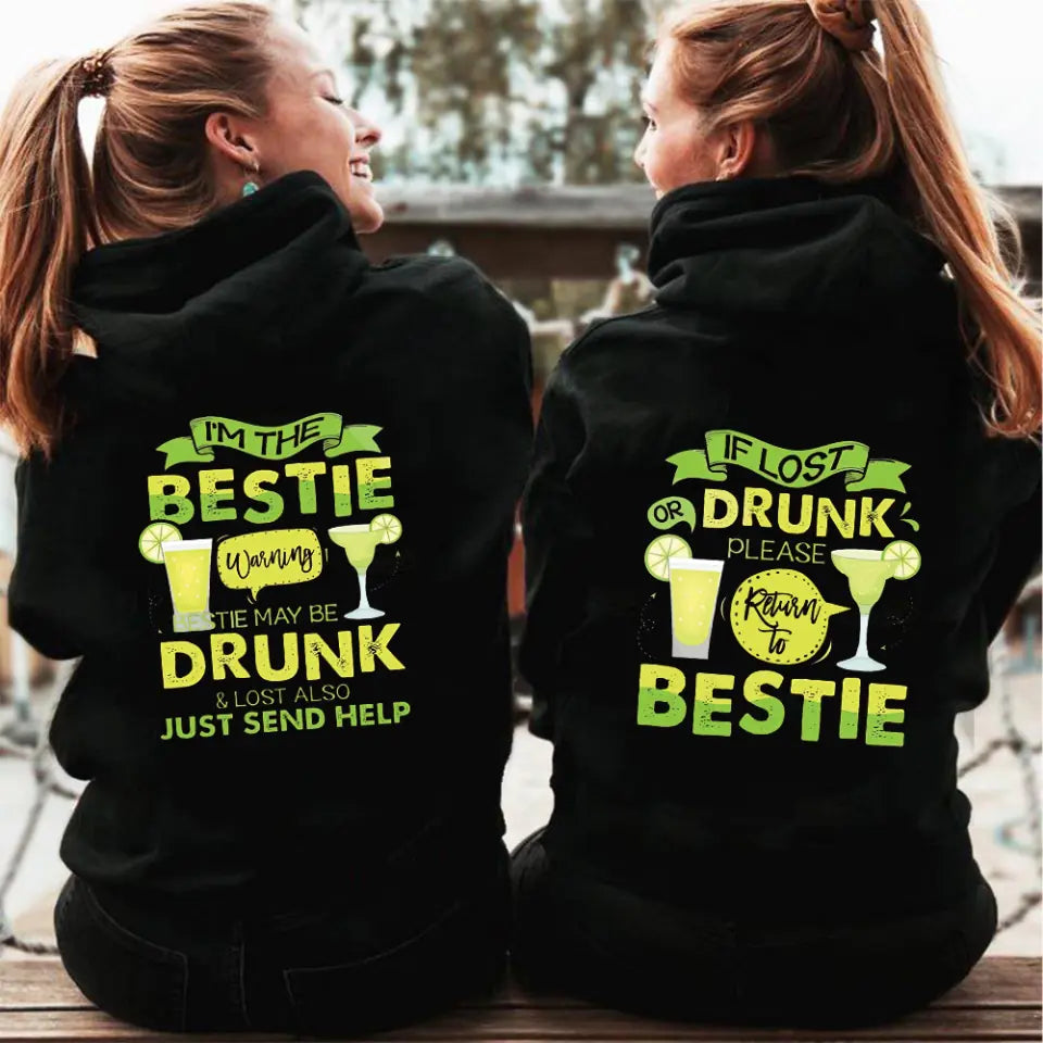 I'm The Bestie Personalized Friendship Hoodie