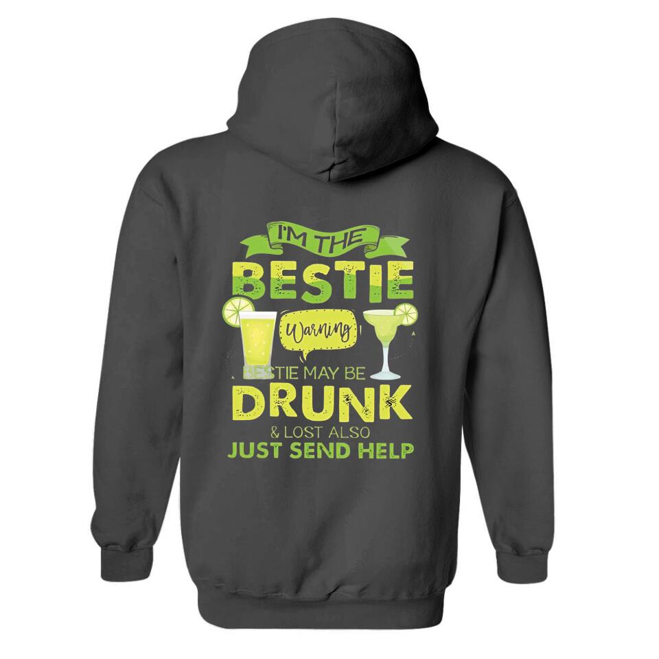 I'm The Bestie Personalized Friendship Hoodie