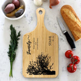 Family - Where Life Begin and Love Never Ends - Custom Wooden Cutting Board for Parents/ Grandparent/ Husband/ Wife - 212IHNVSWB878