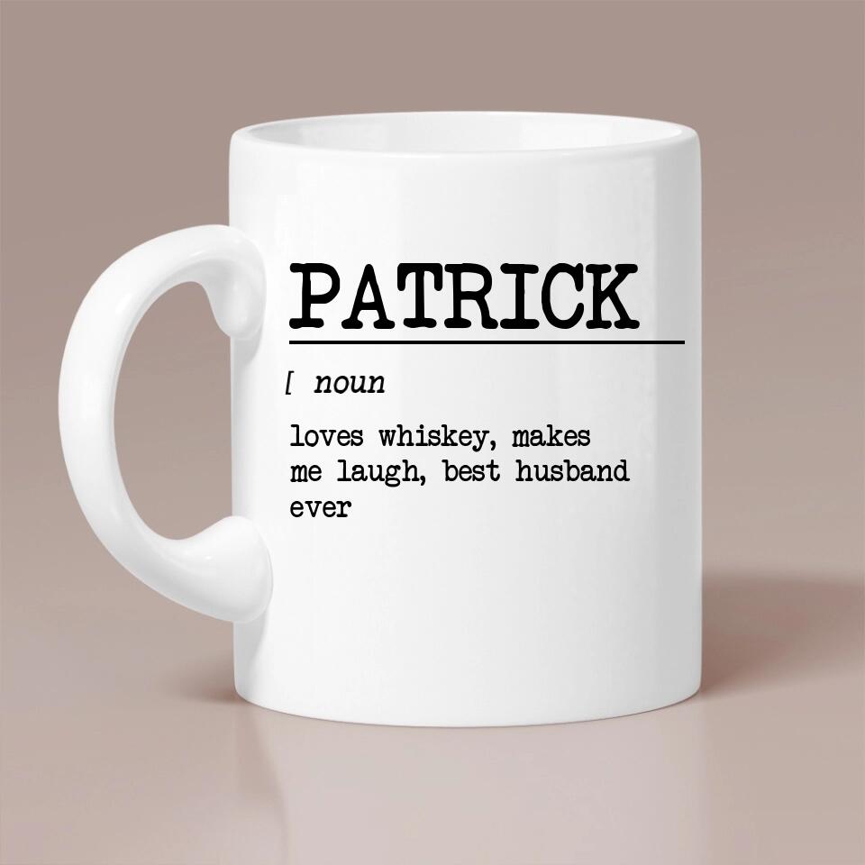 Custom Name And Characteristics - Personalized Mug - Birthday Gift For Friend
