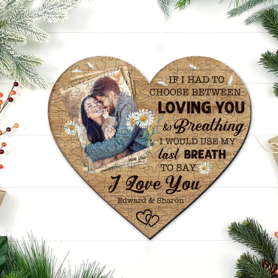 Love You Till The Last Breath Custom Puzzle Anniversary Gift For Couples