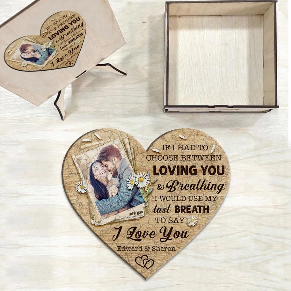 Love You Till The Last Breath Custom Puzzle Anniversary Gift For Couples