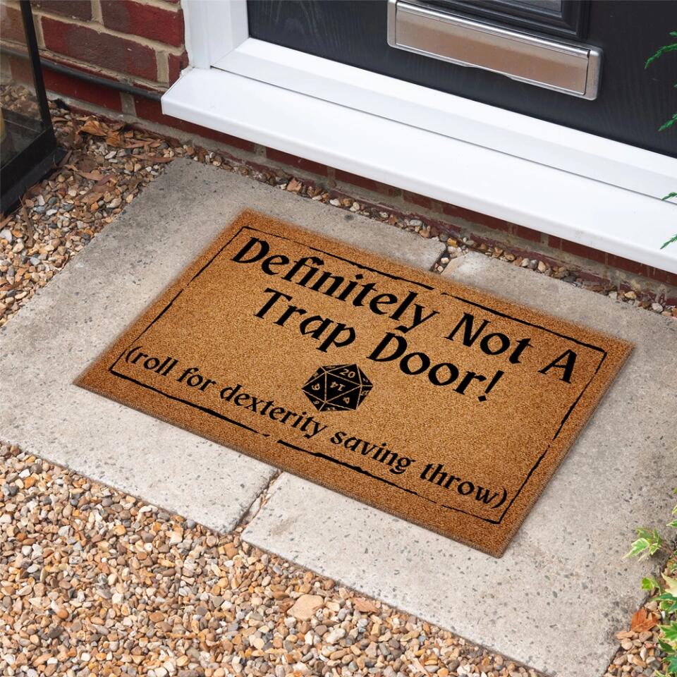Definitely Not A Trap Door - Doormat