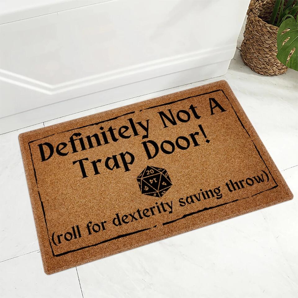 Definitely Not A Trap Door - Doormat