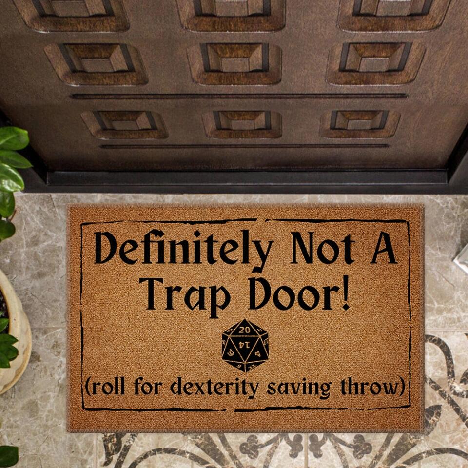Definitely Not A Trap Door - Doormat