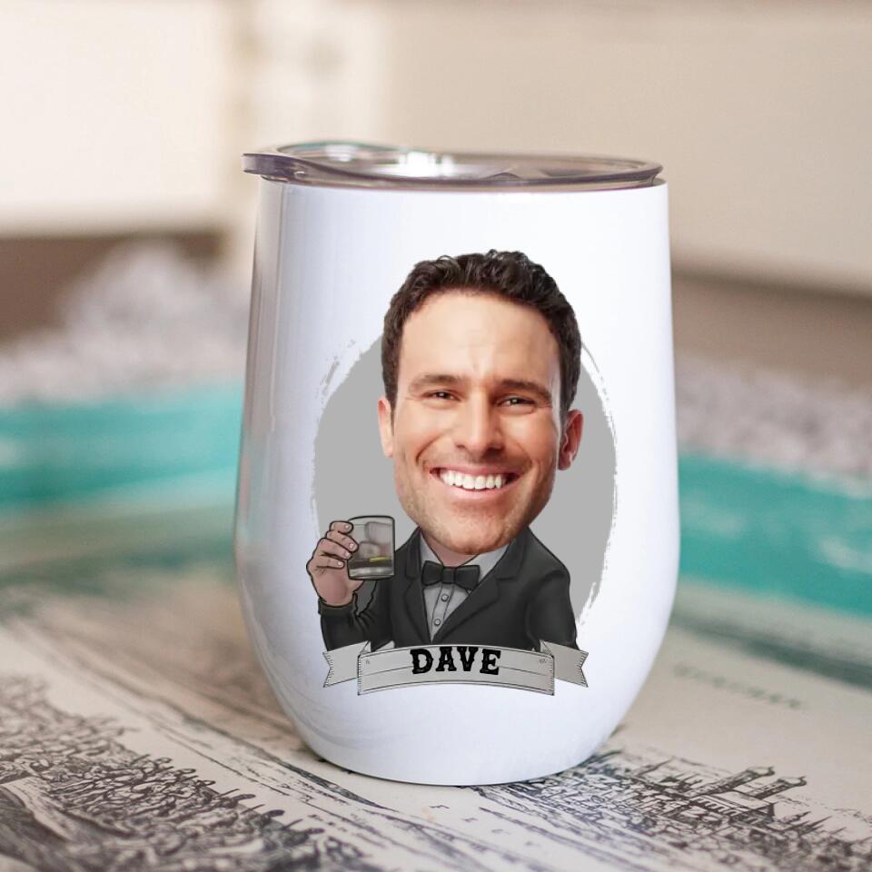 Best Boss Ever - Custom Face Remove Background - Personalized Tumbler - Gift for Your Boss On Birthday