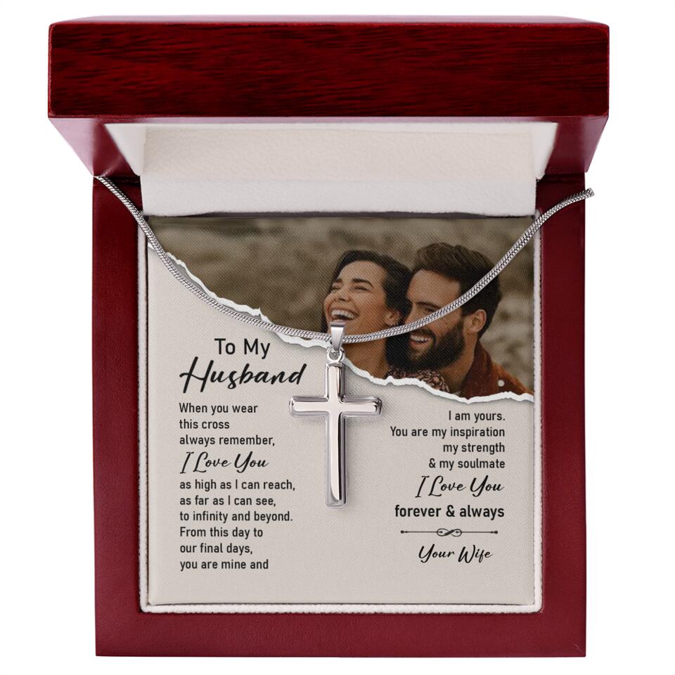 To My Husband, I Love You Forever And Always - Personalized Watch - Anniversary Birthday Gift for Him