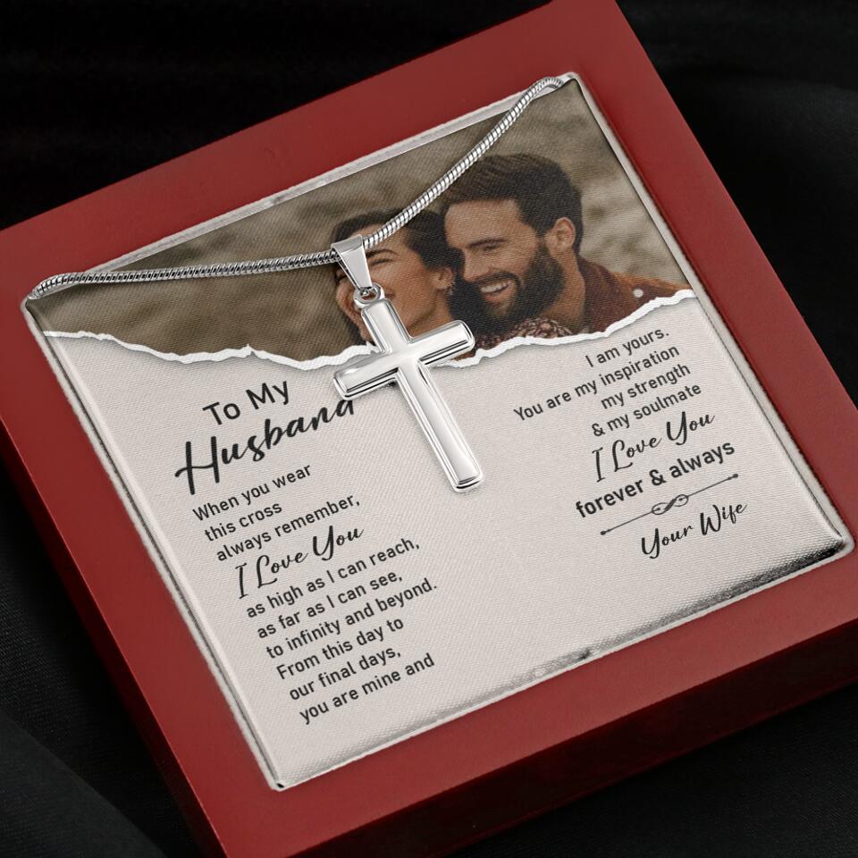 To My Husband, I Love You Forever And Always - Personalized Watch - Anniversary Birthday Gift for Him