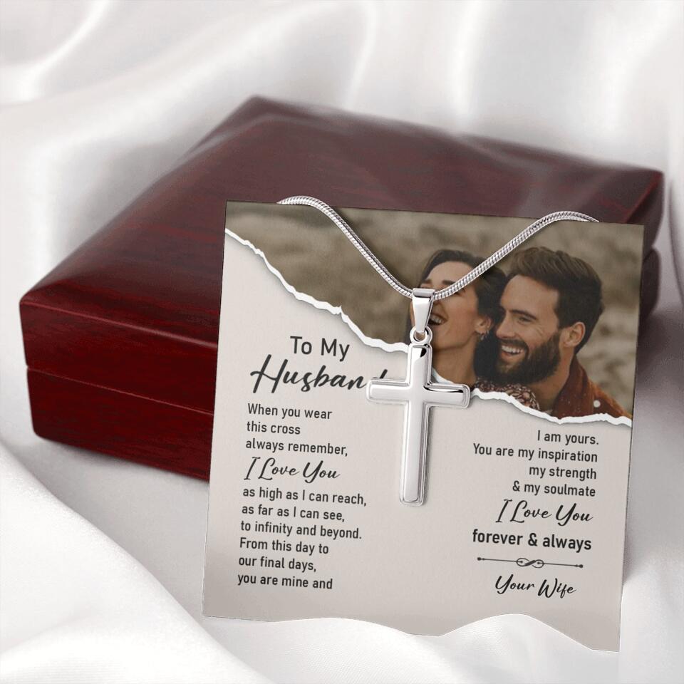 To My Husband, I Love You Forever And Always - Personalized Watch - Anniversary Birthday Gift for Him