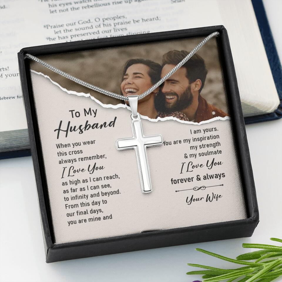 To My Husband, I Love You Forever And Always - Personalized Watch - Anniversary Birthday Gift for Him