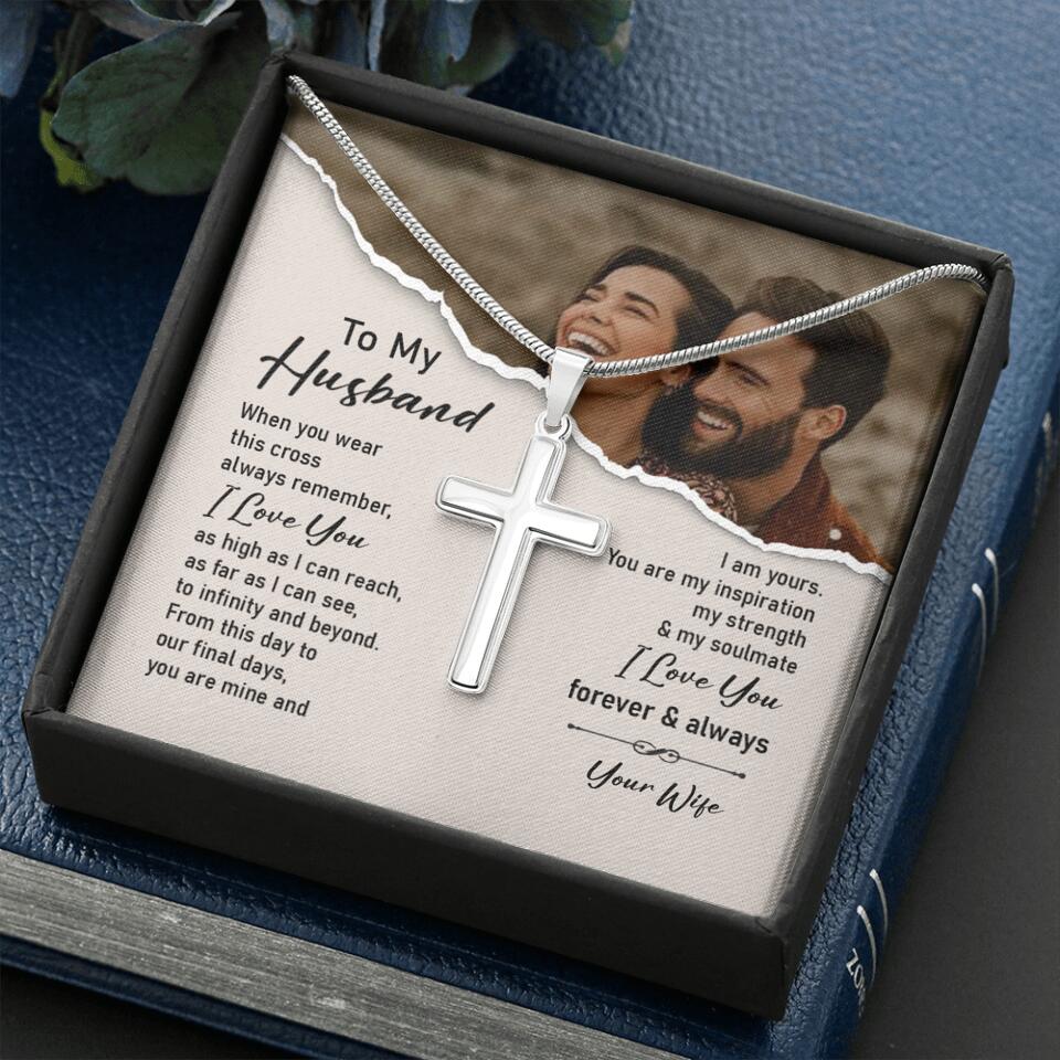 To My Husband, I Love You Forever And Always - Personalized Watch - Anniversary Birthday Gift for Him