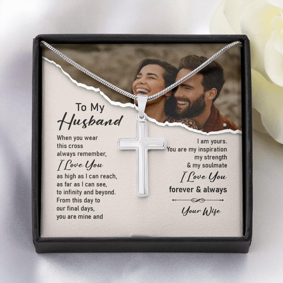 To My Husband, I Love You Forever And Always - Personalized Watch - Anniversary Birthday Gift for Him