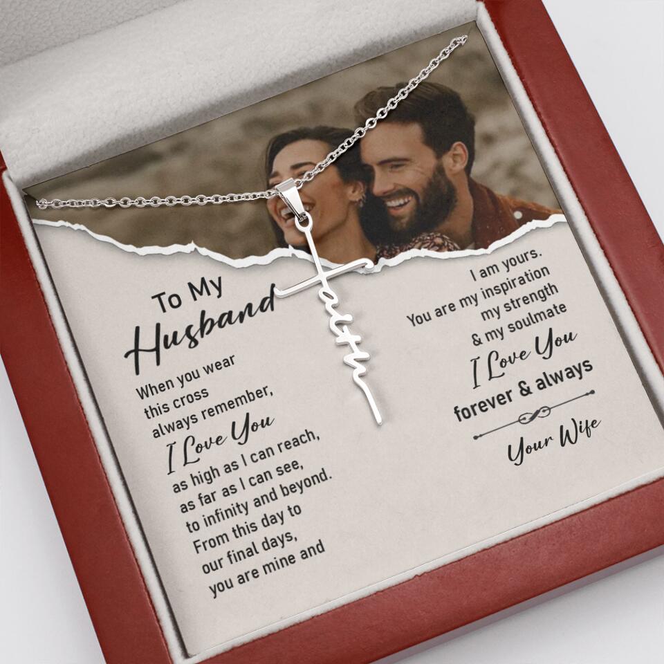 To My Husband, I Love You Forever And Always - Personalized Watch - Anniversary Birthday Gift for Him