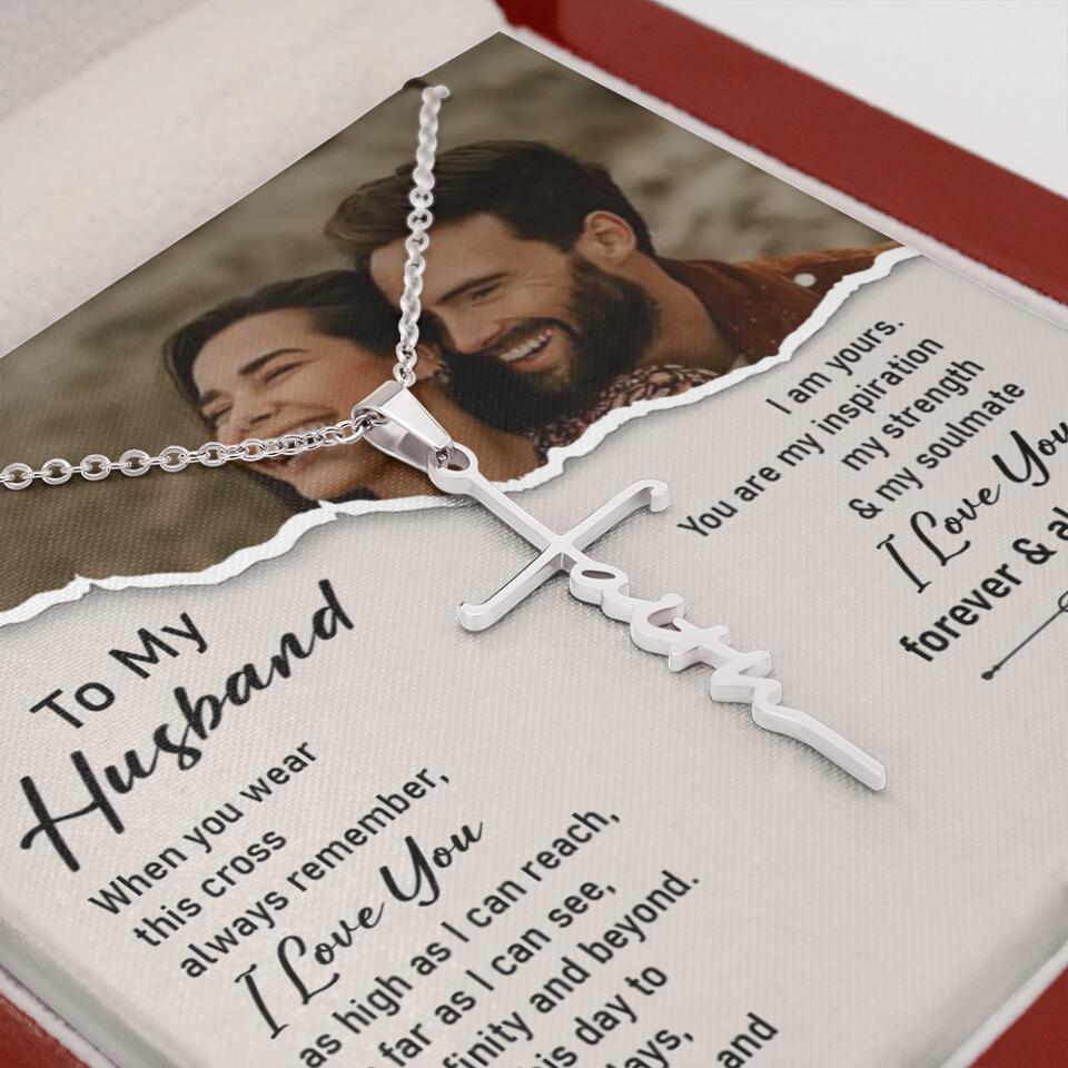 To My Husband, I Love You Forever And Always - Personalized Watch - Anniversary Birthday Gift for Him