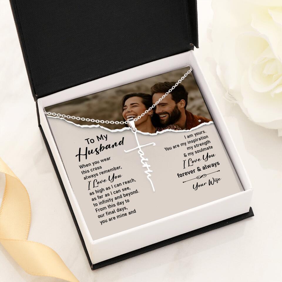 To My Husband, I Love You Forever And Always - Personalized Watch - Anniversary Birthday Gift for Him