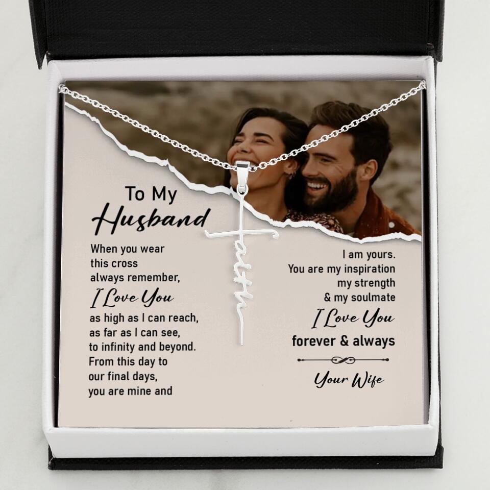 To My Husband, I Love You Forever And Always - Personalized Watch - Anniversary Birthday Gift for Him