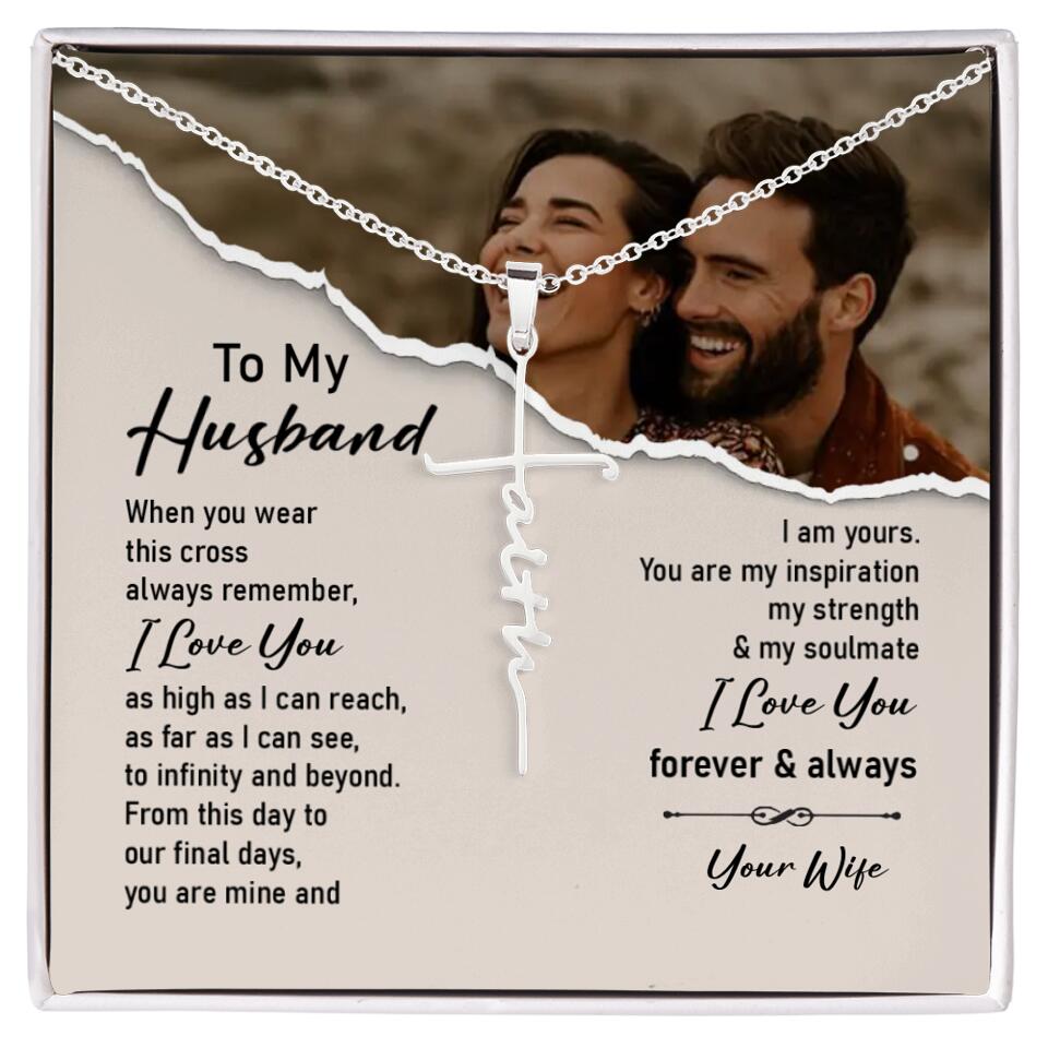 To My Husband, I Love You Forever And Always - Personalized Watch - Anniversary Birthday Gift for Him