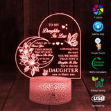 To My Daughter-in-law You're My Daughter In Heart - 3D Led Light - Best Gifts For Your Daughter-In-Law On Wedding Day Welcome Day - 212IHPVSLL615