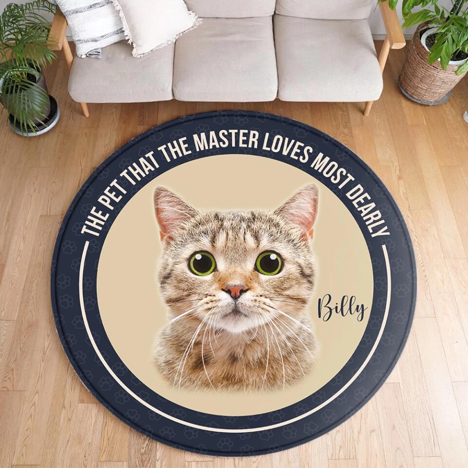 Personalized Pet's Face - Custom Photo Rug - Birthday, Christmas Gift For Dog Lovers, Owners