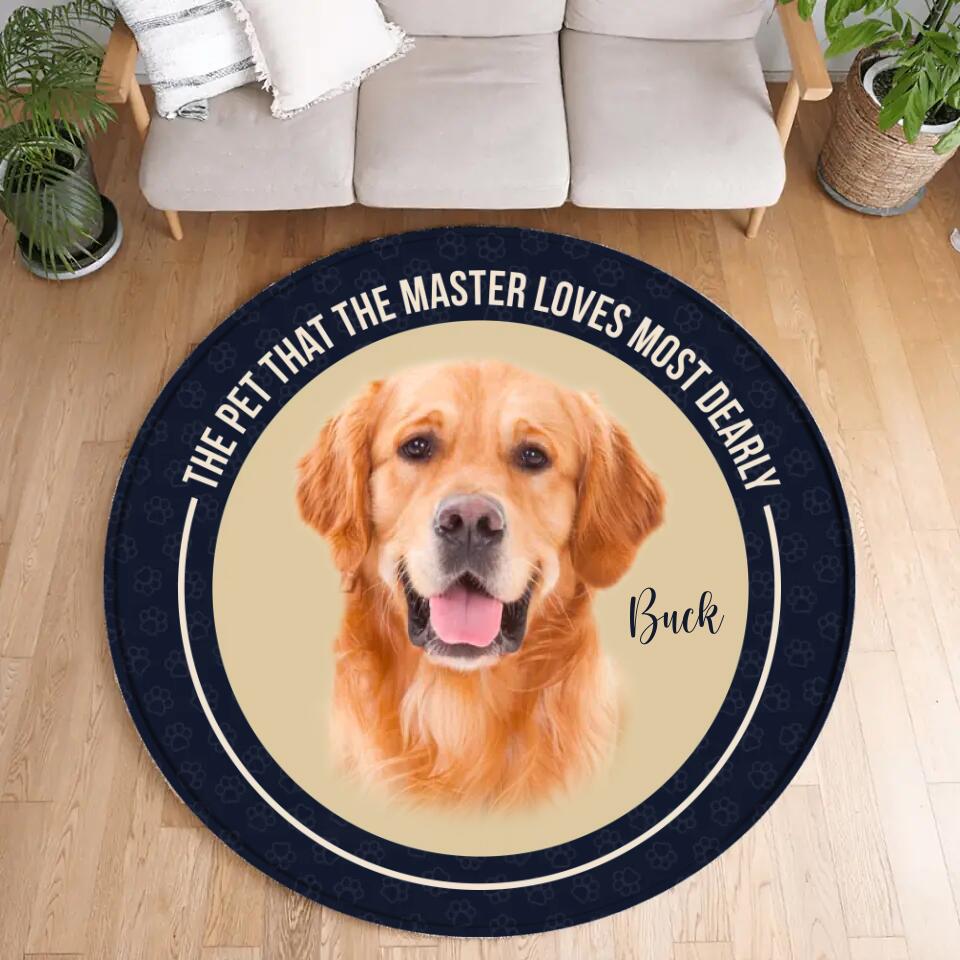 Personalized Pet's Face - Custom Photo Rug - Birthday, Christmas Gift For Dog Lovers, Owners