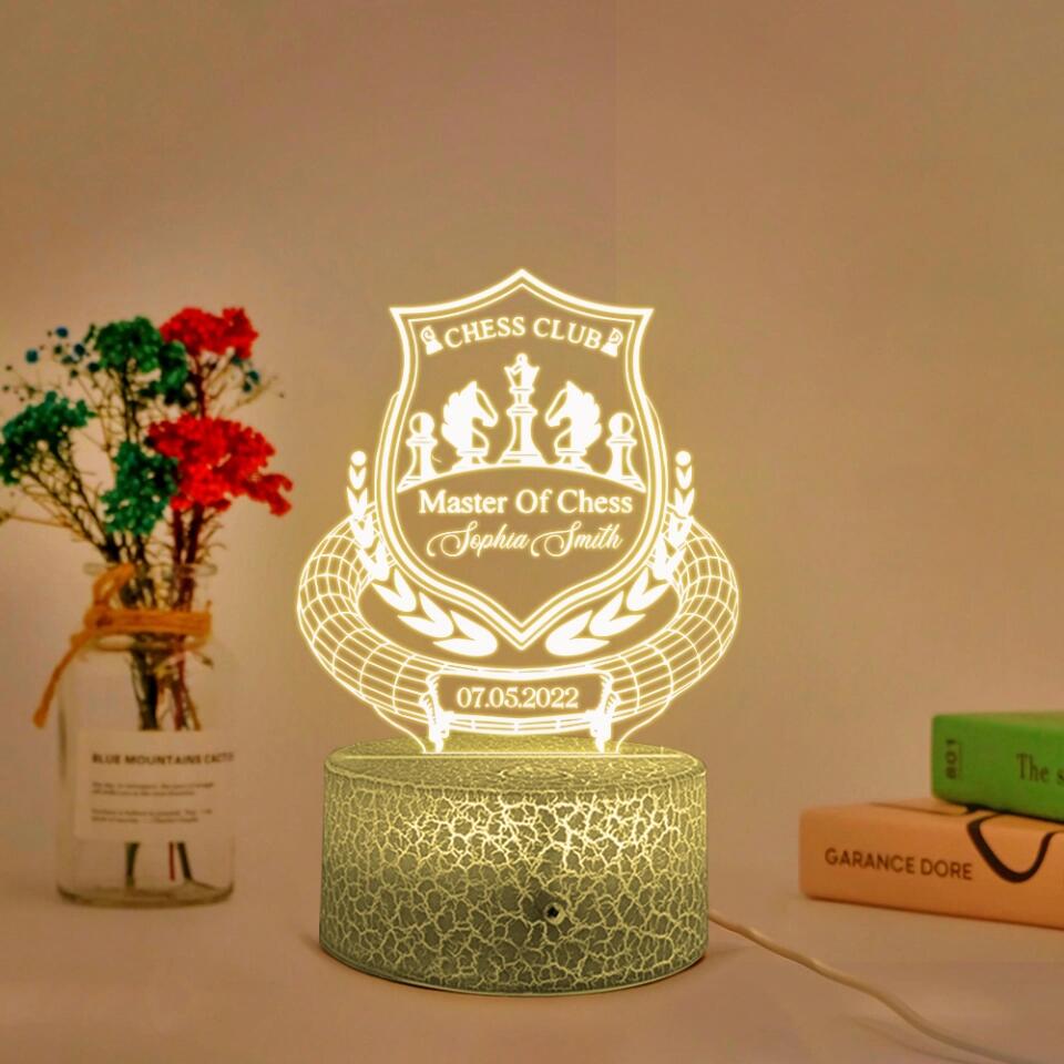 Chess Club, Master of Chess - 3D Led Light