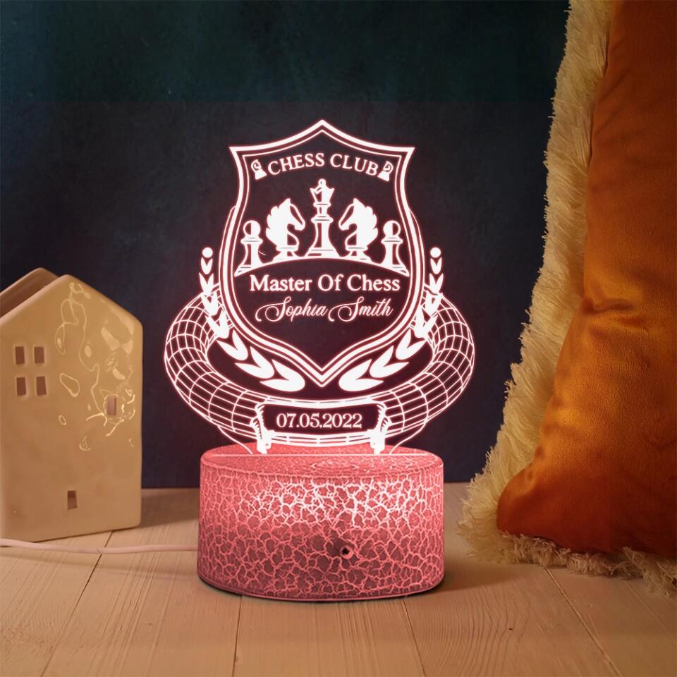 Chess Club, Master of Chess - 3D Led Light