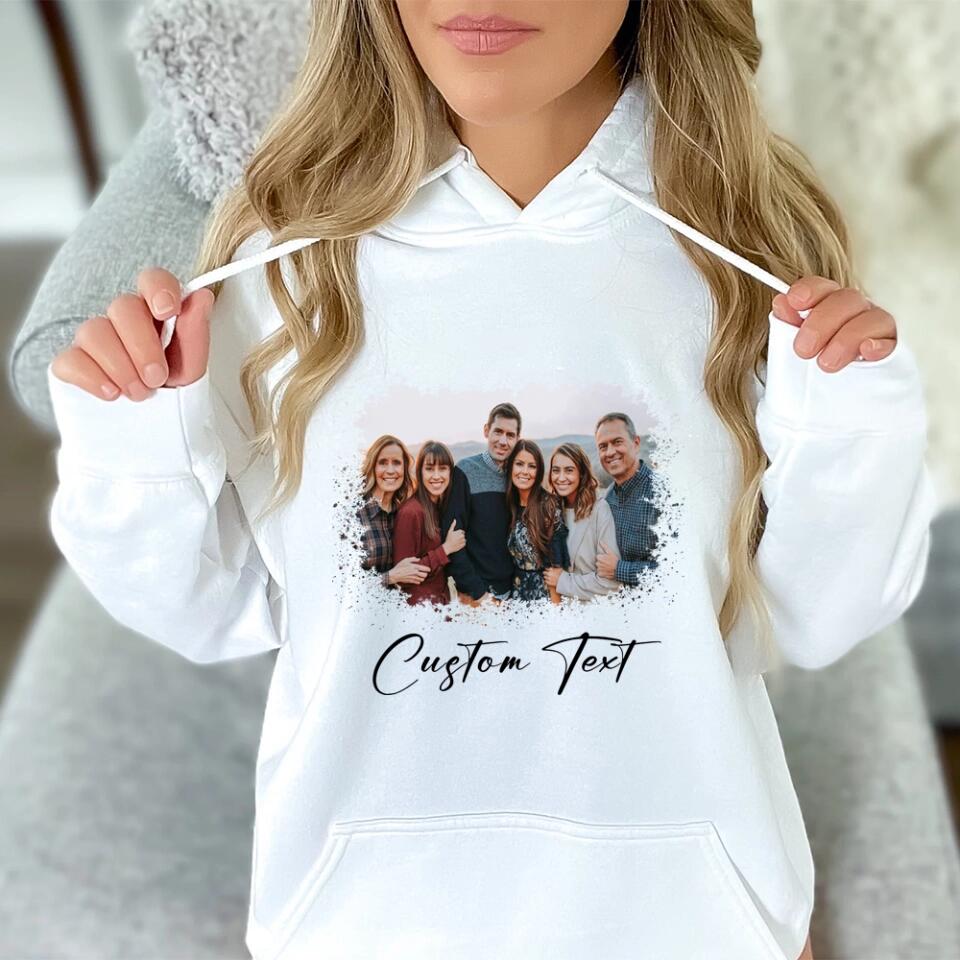 Custom Family Photo Personalized Sweatshirt Hoodie