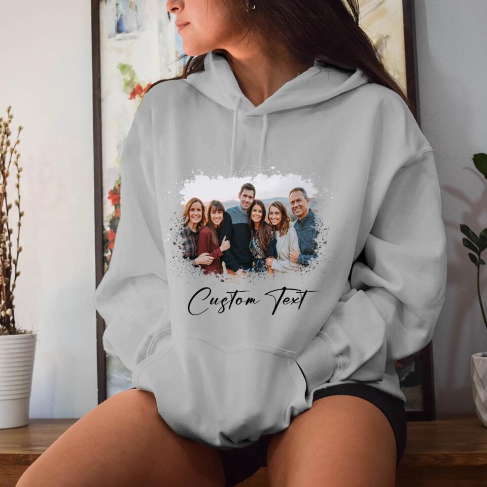 Custom Family Photo Personalized Sweatshirt Hoodie
