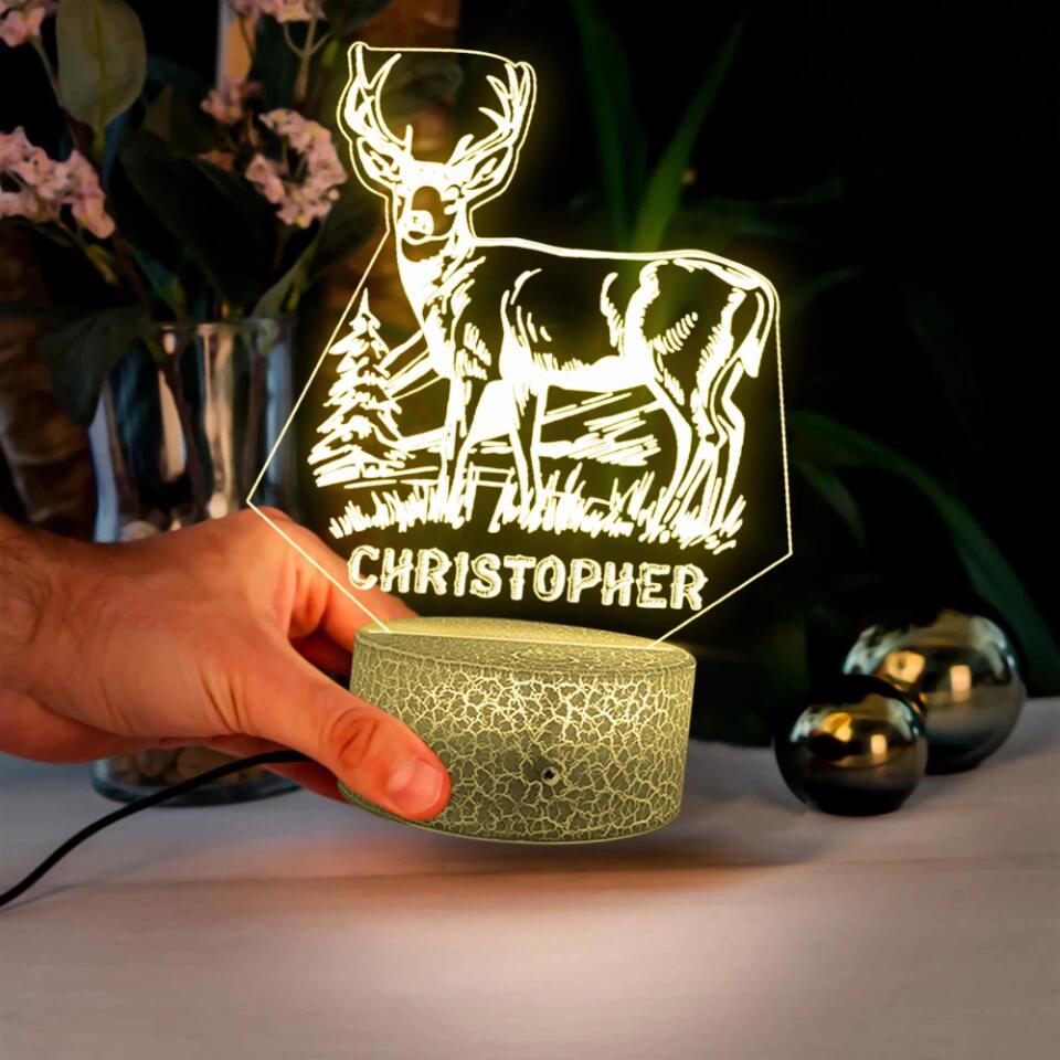 Spirit Animal - Deer Tiger Bear Owl Wolf Personalized 3D Led Light