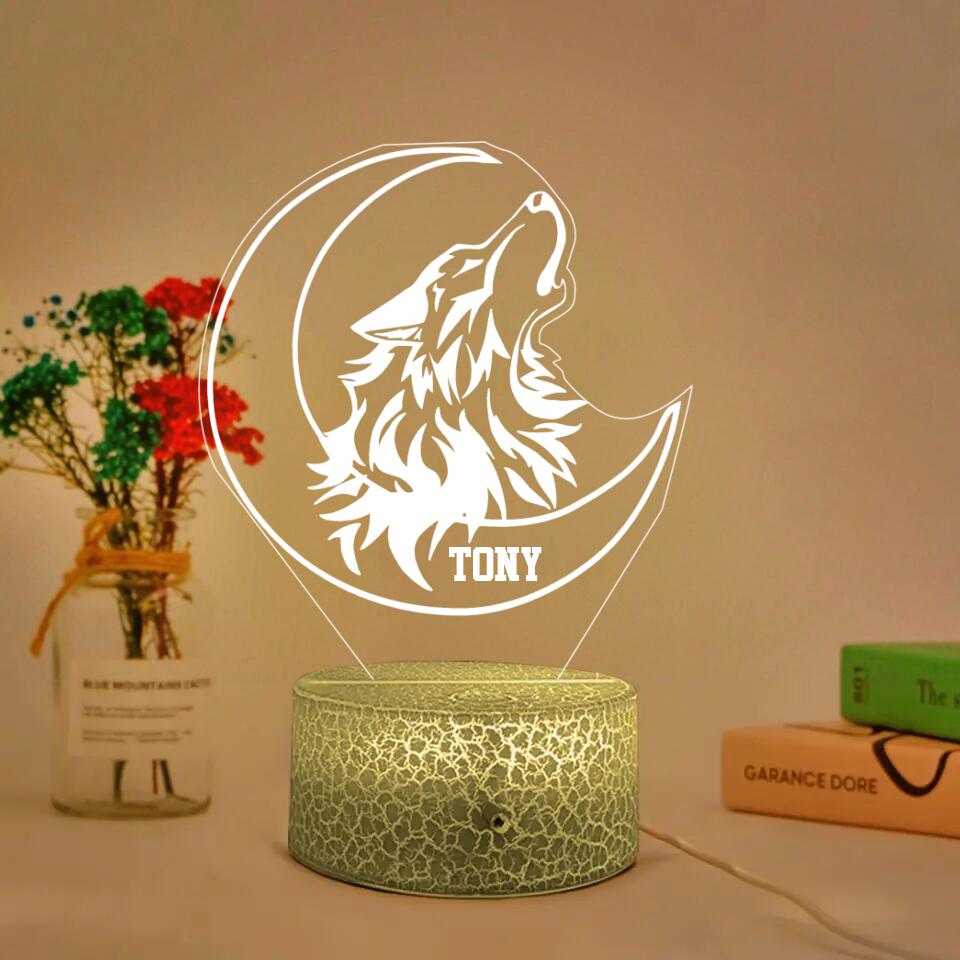Spirit Animal - Deer Tiger Bear Owl Wolf Personalized 3D Led Light