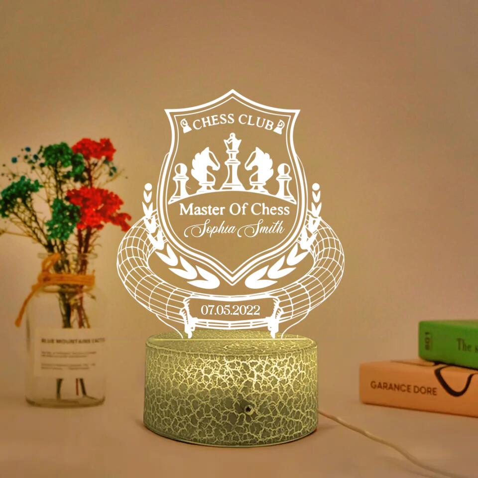 Chess Club, Master of Chess - 3D Led Light