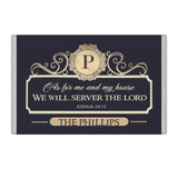Ask for me and My House, We Will Server The Lord - Best Gift for Family, Custom Name Doormat Decor for Home - 212IHNVSRR945