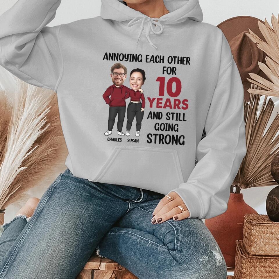Personalized Valentine Gifts - Annoying Each Other and Still Go Strong - Personalized Hoodie