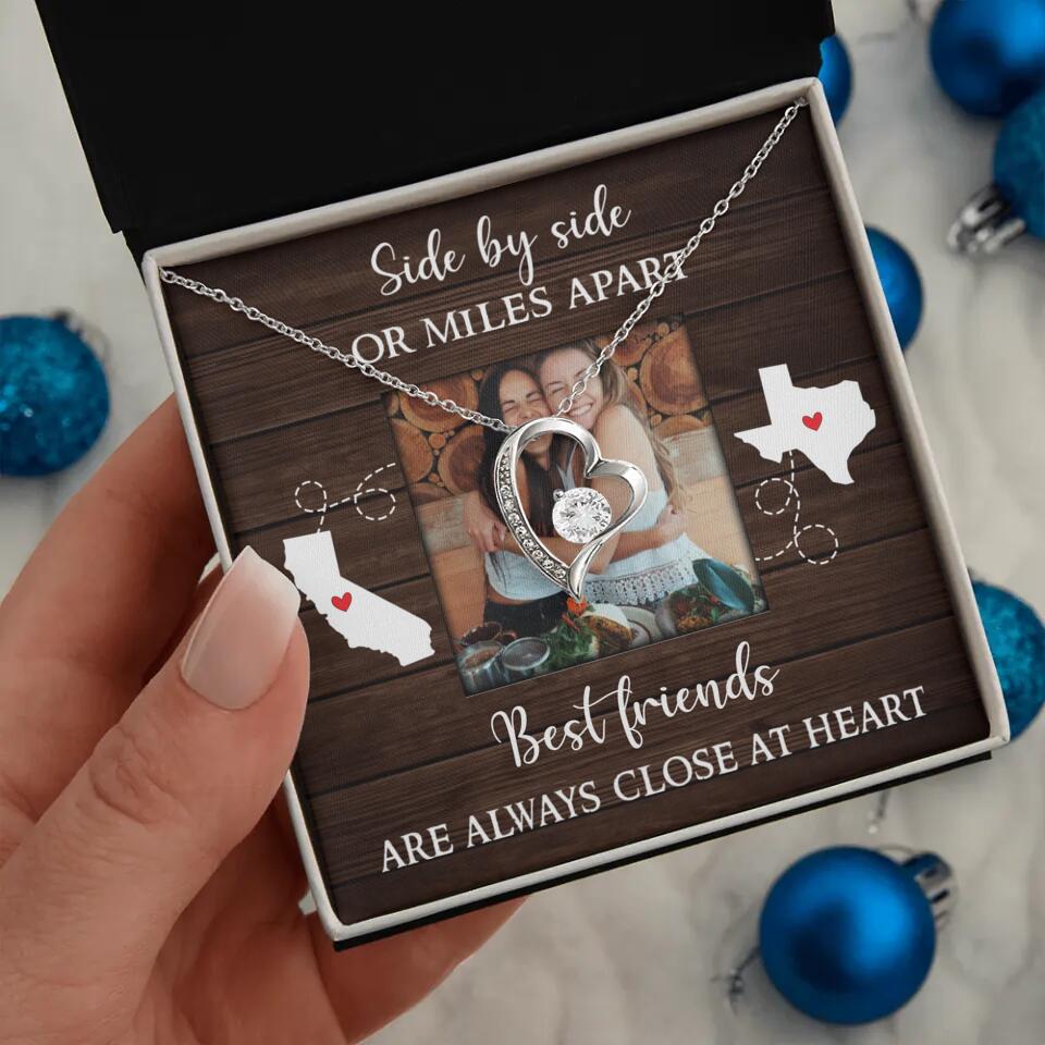 Best Friends Are Always Close At Heart Personalized Necklace