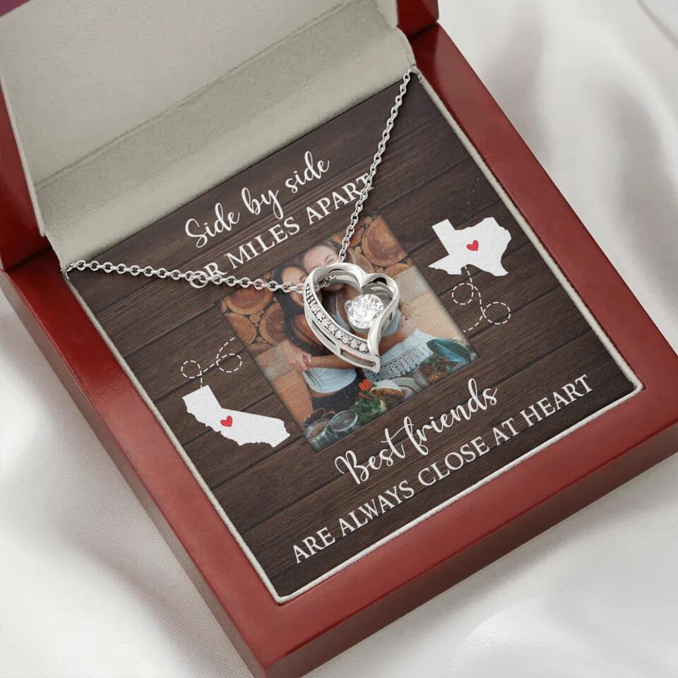 Best Friends Are Always Close At Heart Personalized Necklace